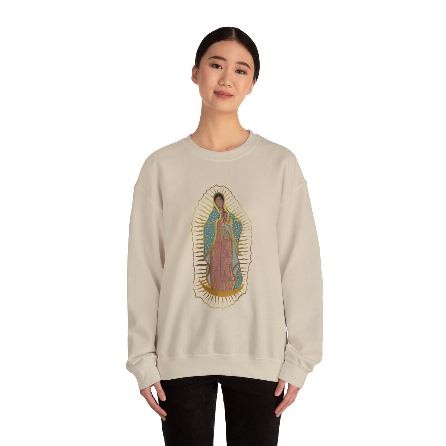 Our Lady of Guadalupe Unisex Heavy Blend™ Crewneck Sweatshirt