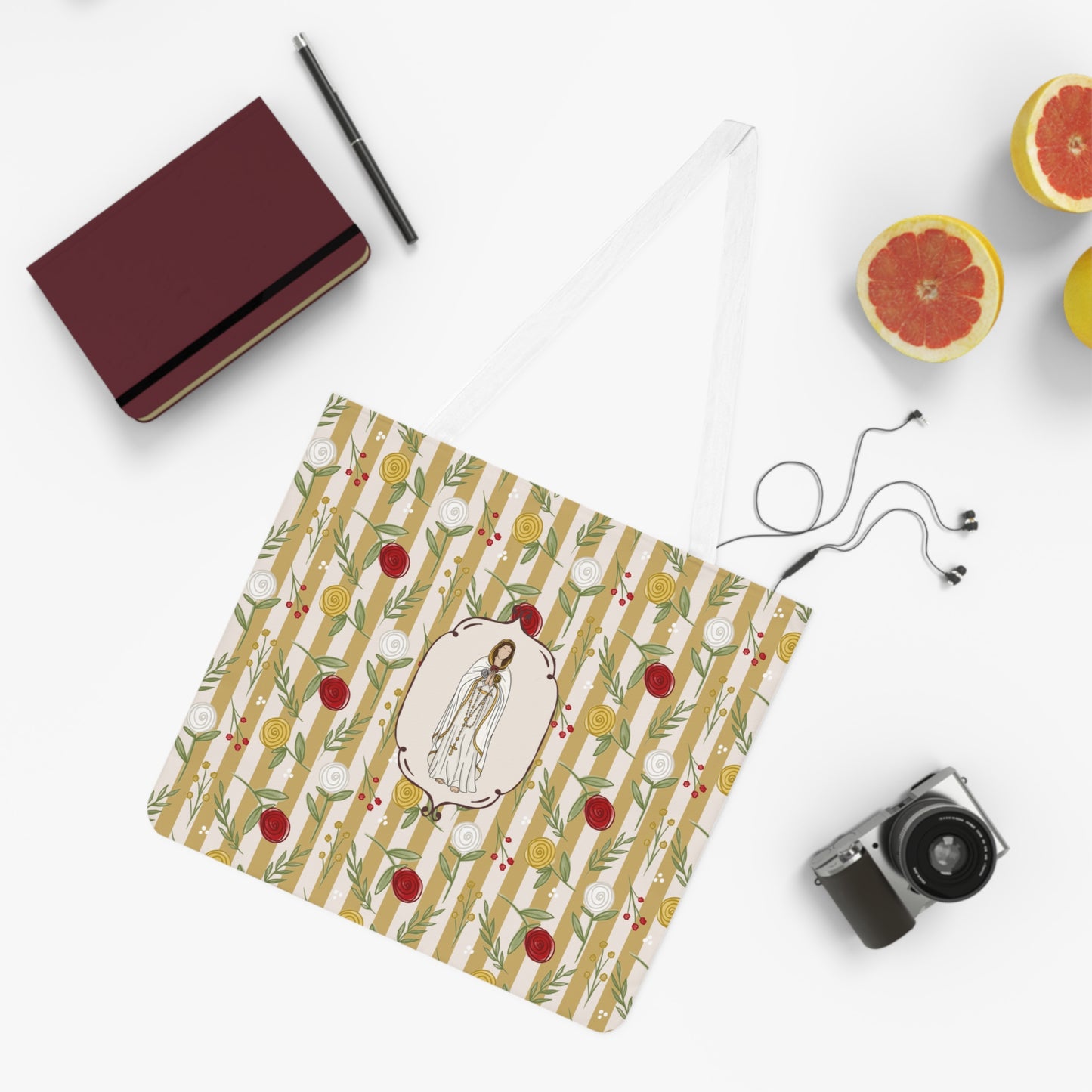 Our Lady of Rosa Mystica Tote Bag