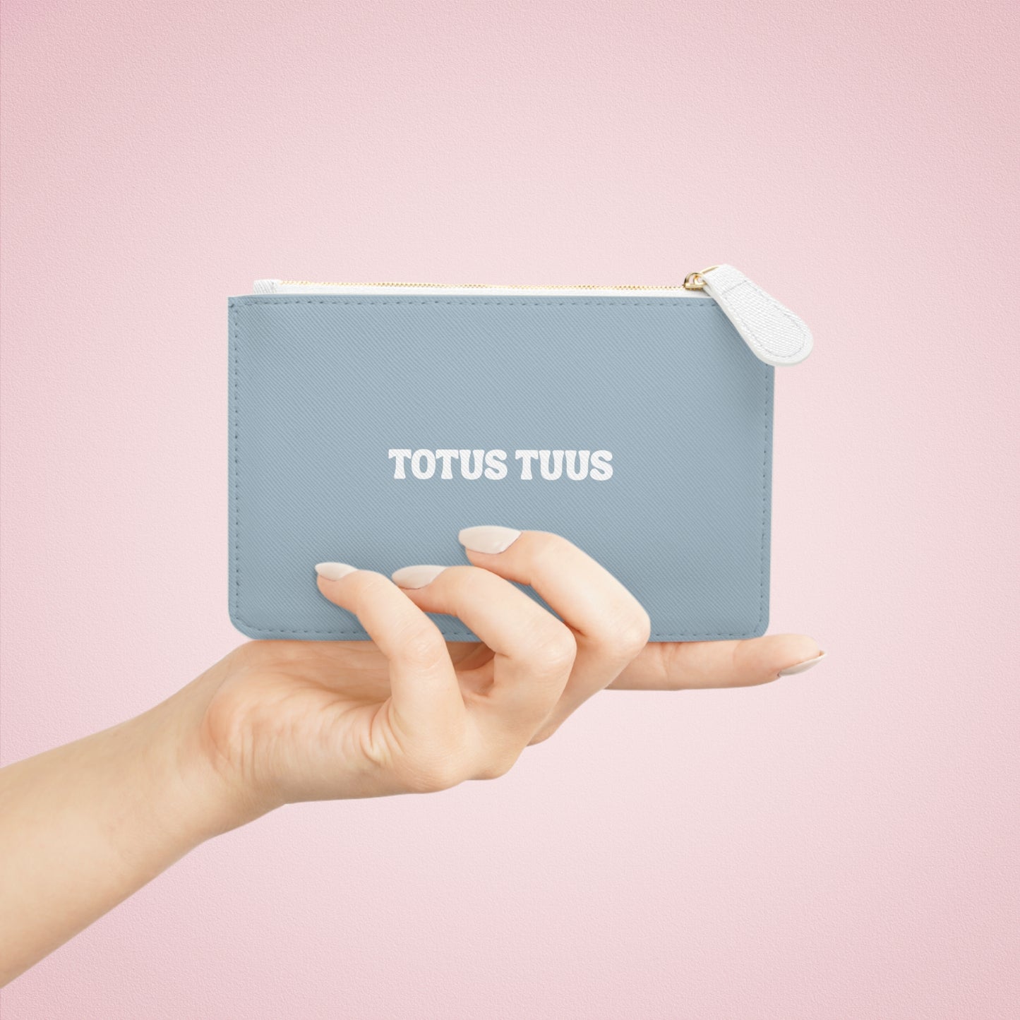 Totus Tuus Rosary Rosary Zipper Pouch | Mini Clutch