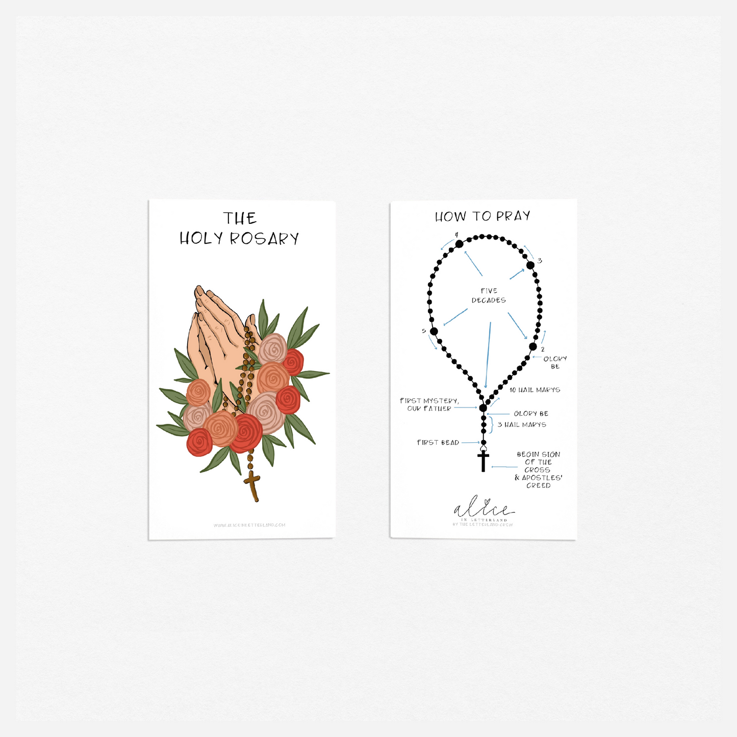 Mini Rosary Brochure