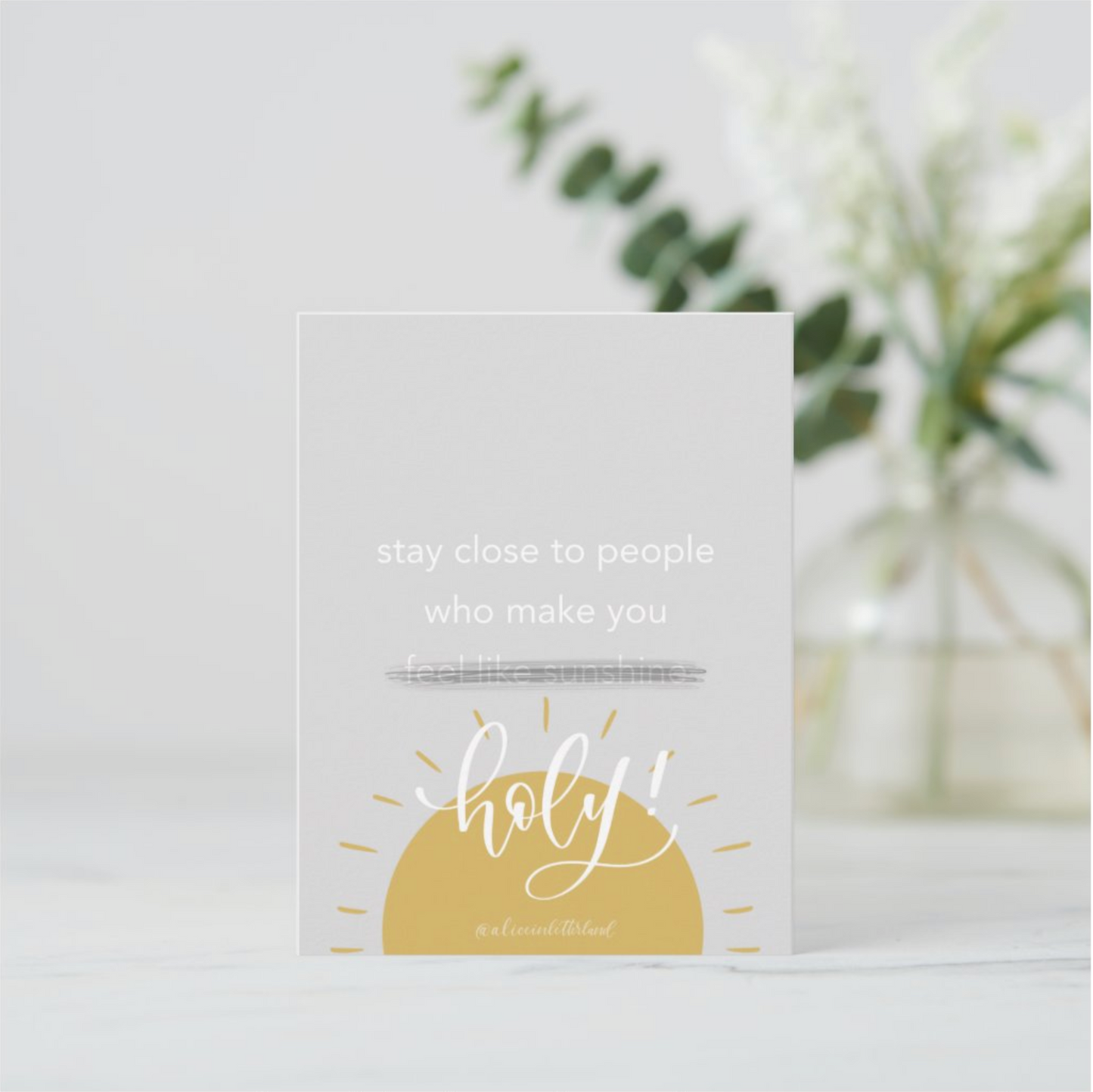 Mini Make You Holy Print