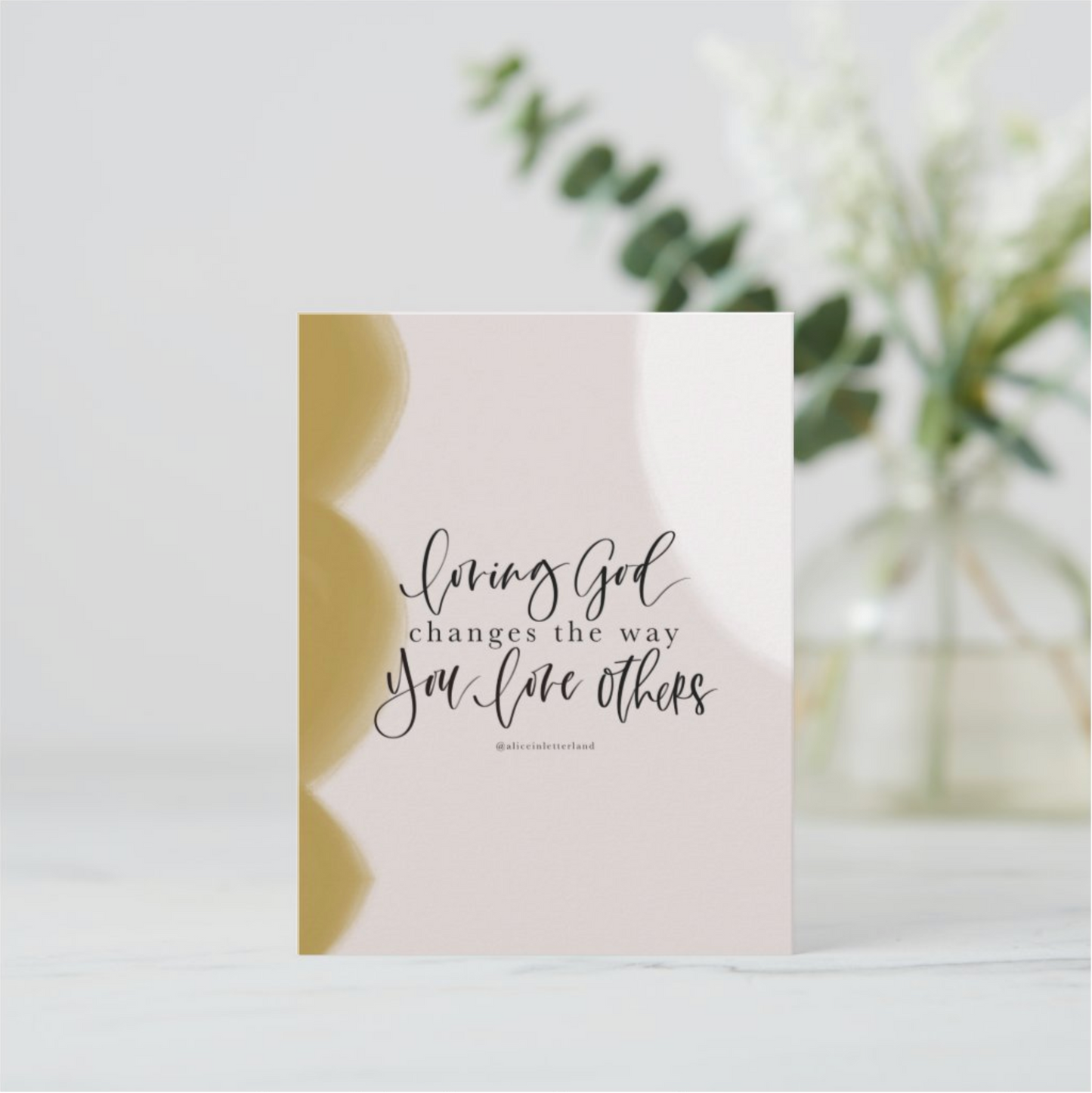 Mini Love God, Love Others Print