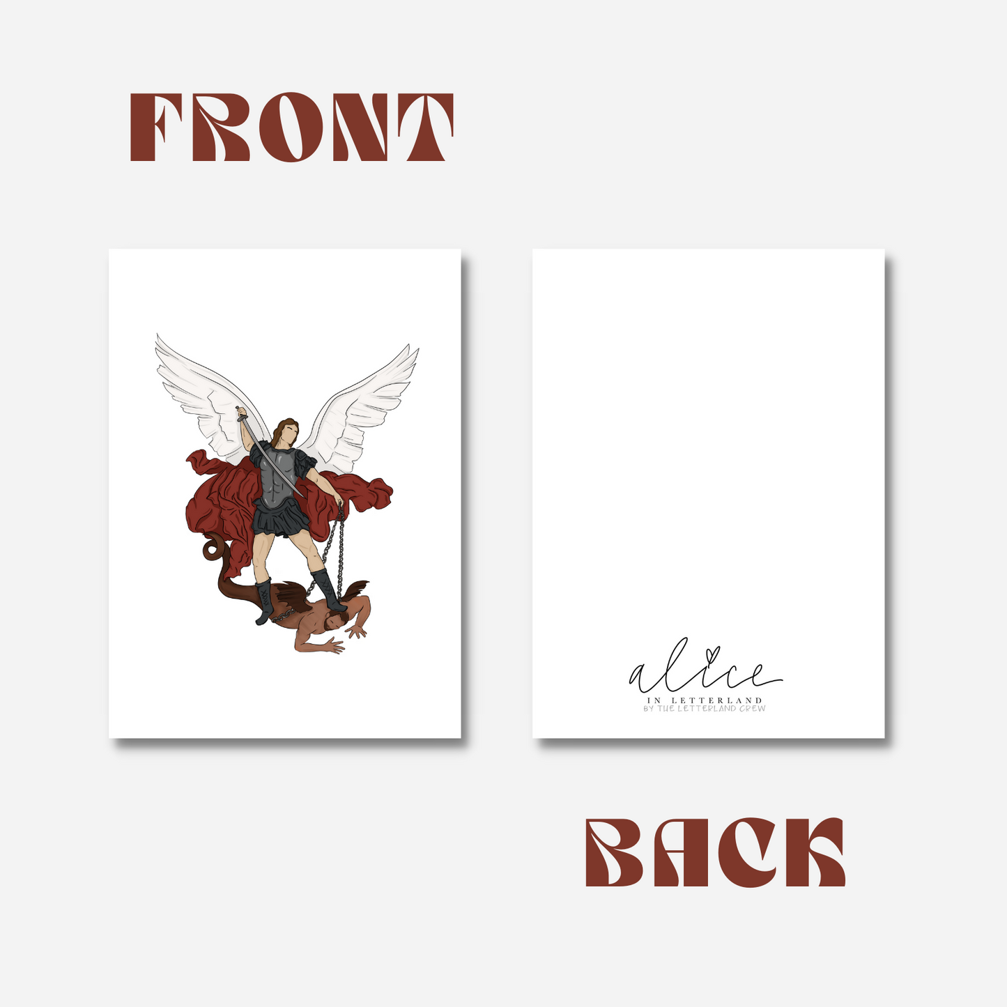 Saint Michael the Archangel - 5"x7" Print