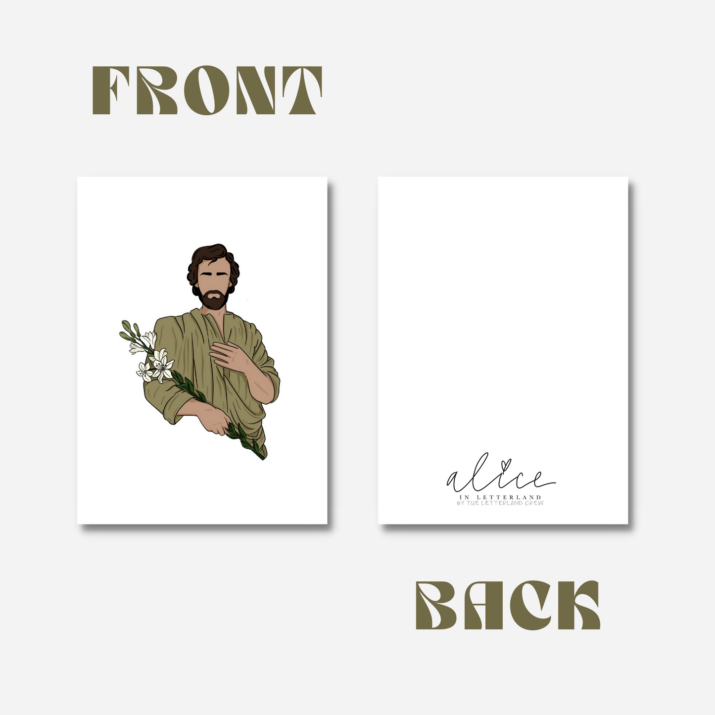 Saint Joseph - 5"x7" Print