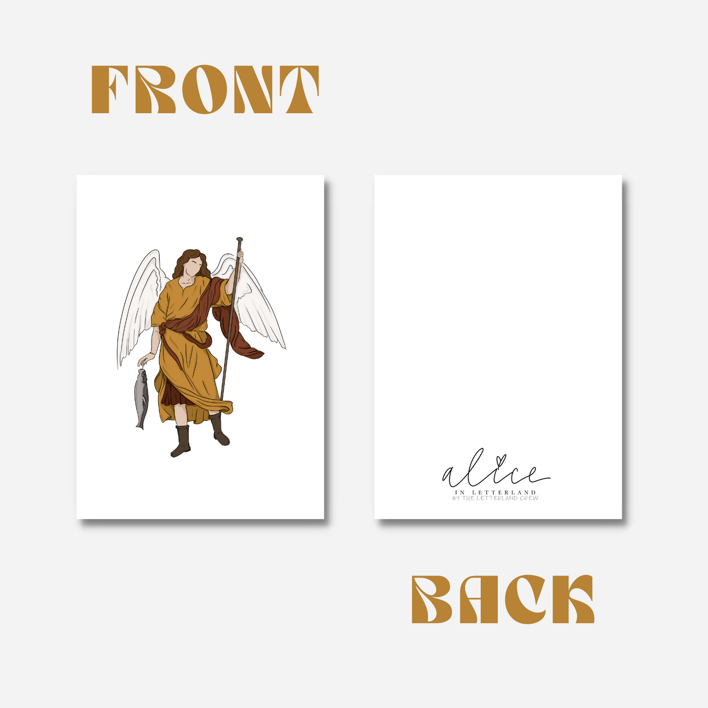 Saint Raphael the Archangel - 5"x7" Print