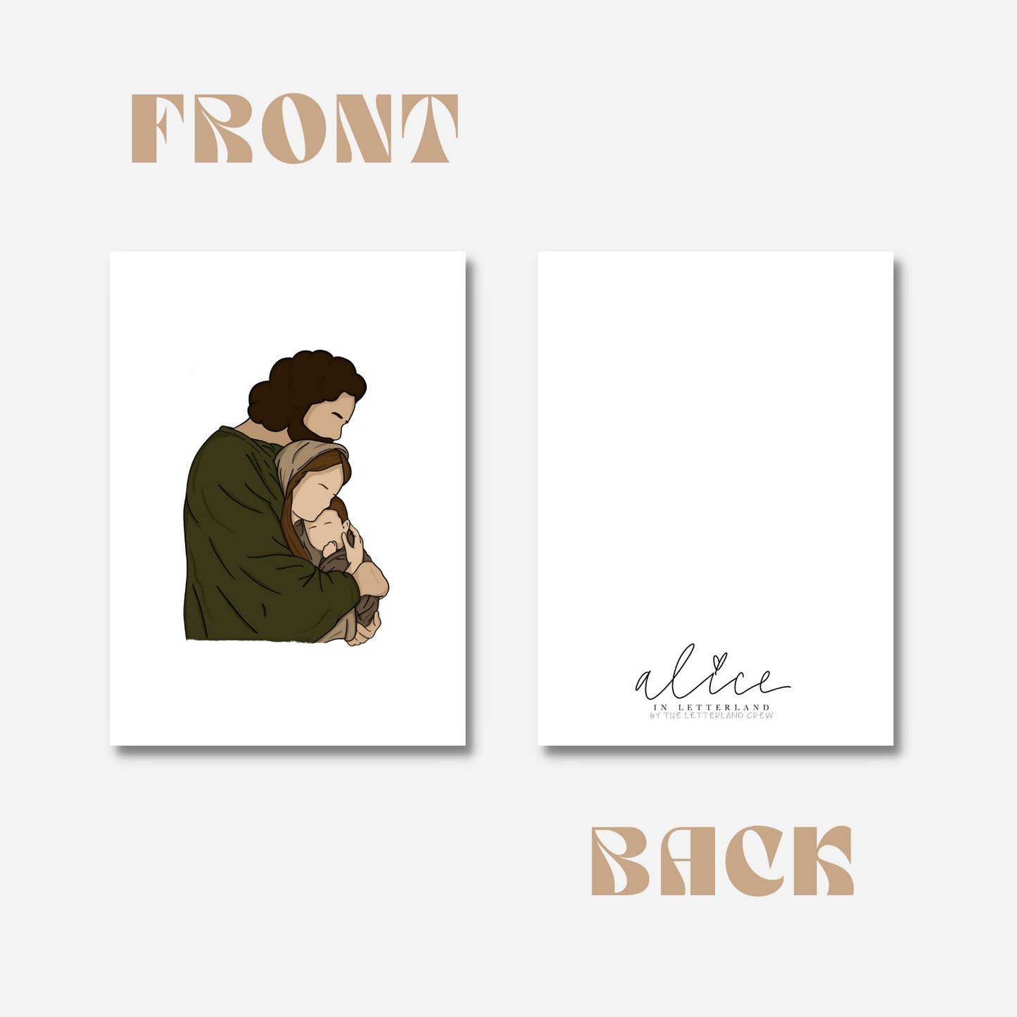 Holy Family - 5"x7" Print