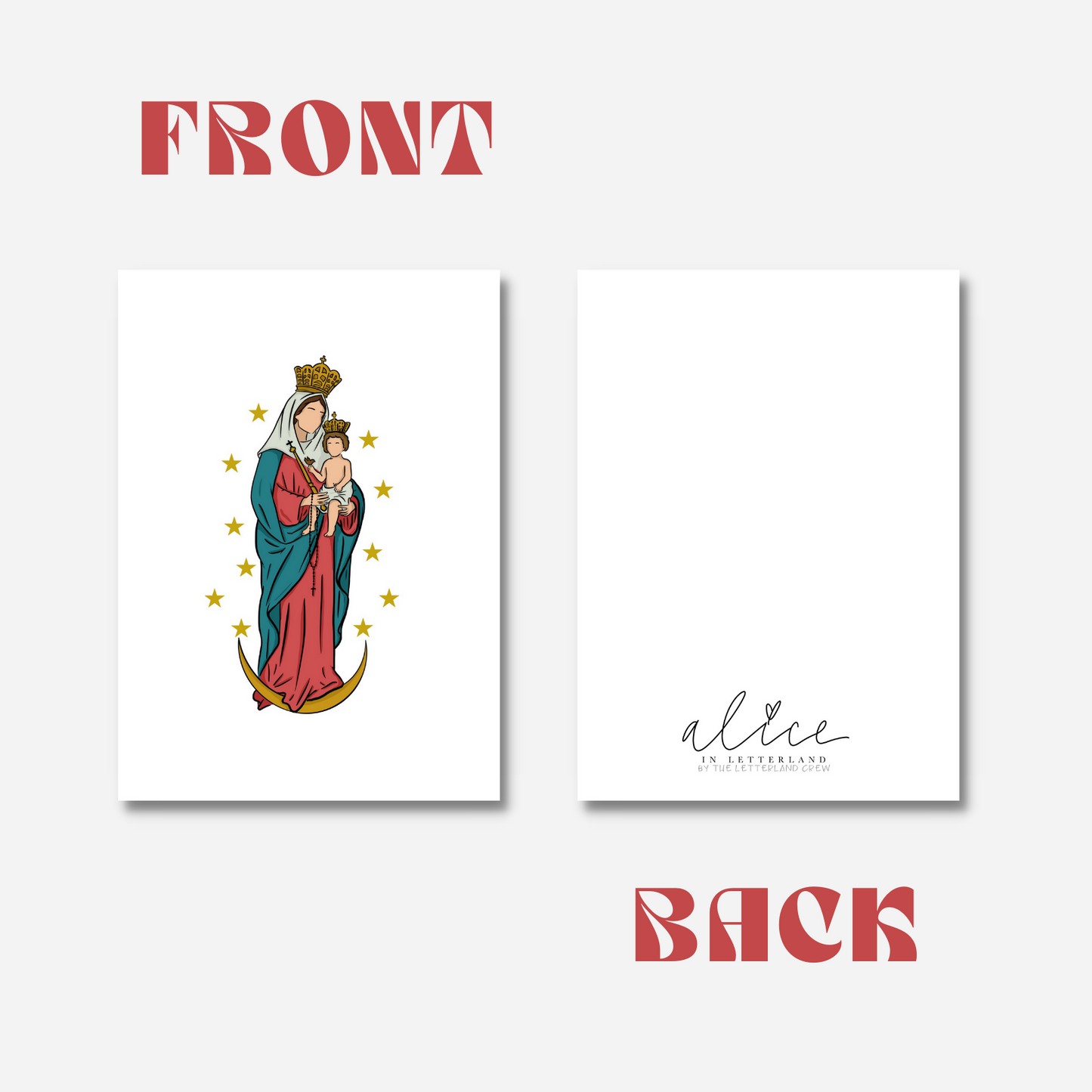 Our Lady of Chiquinquira - 5"x7" Print