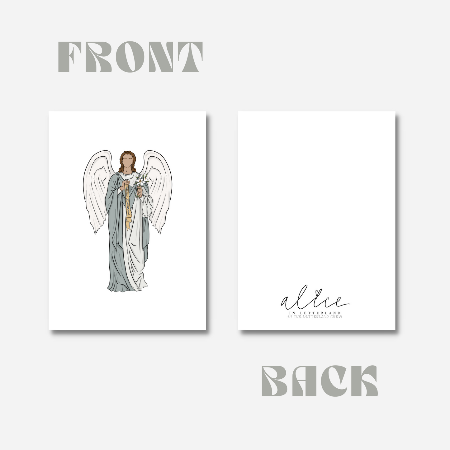 Saint Gabriel the Archangel - 5"x7" Print