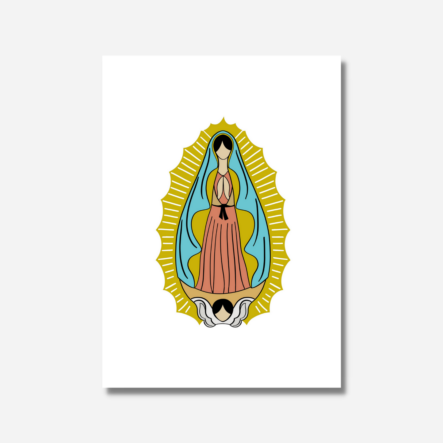 La Guadalupana - 5"x7" Print
