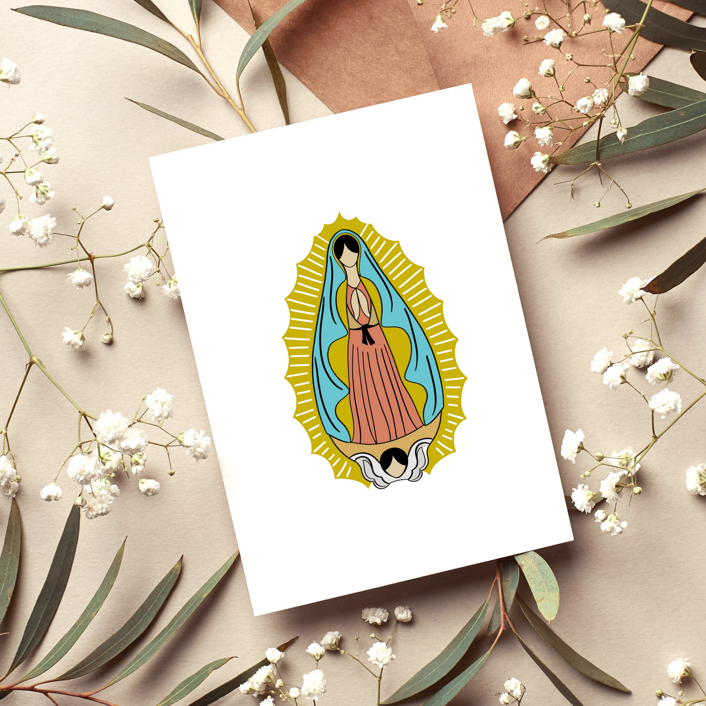La Guadalupana - 5"x7" Print