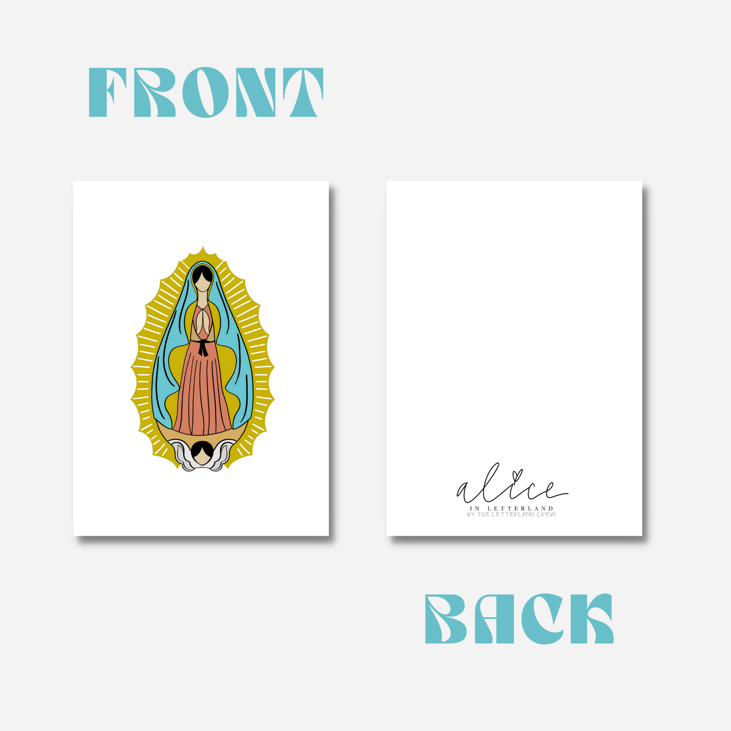 La Guadalupana - 5"x7" Print