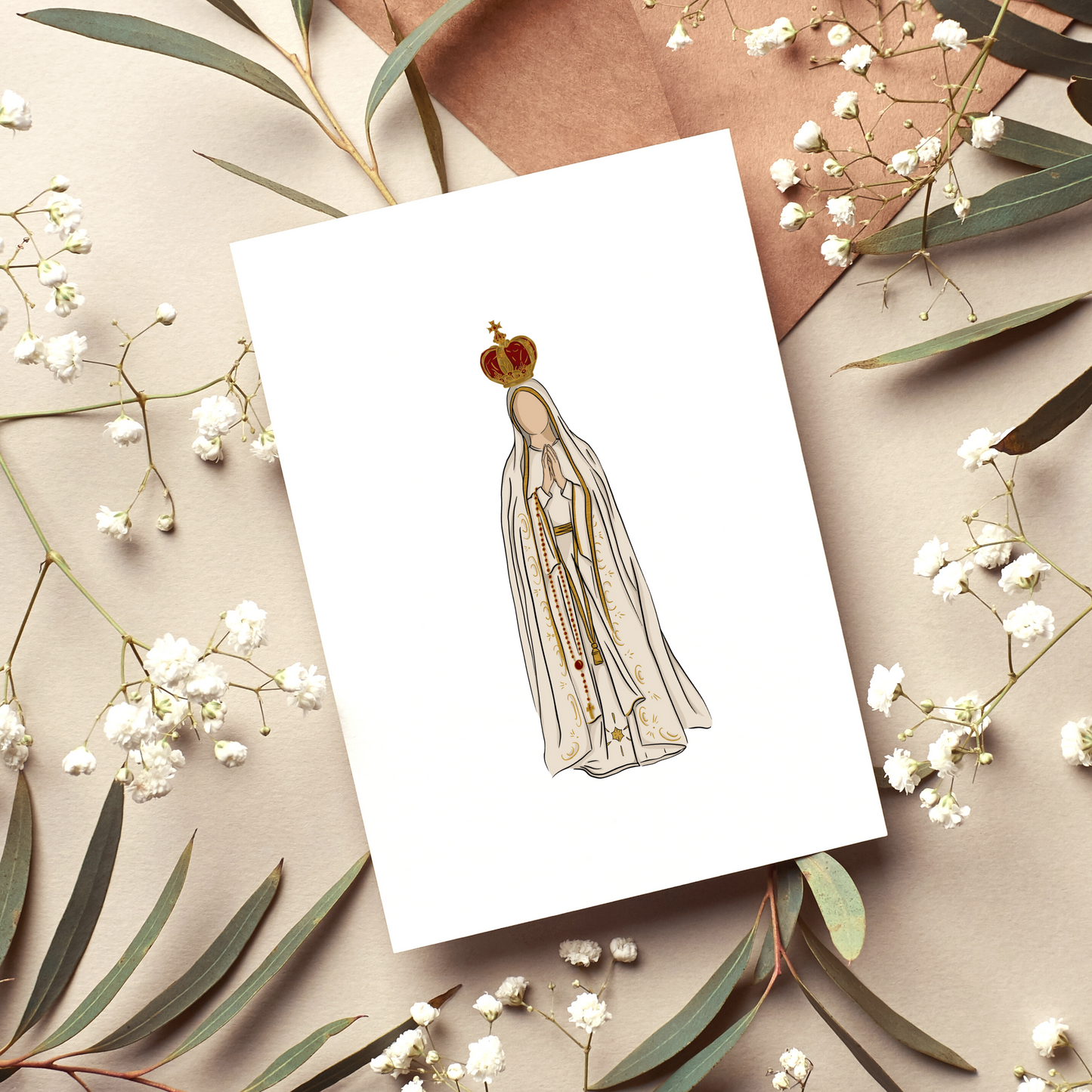 Our Lady of Fatima - 5"x7" Print