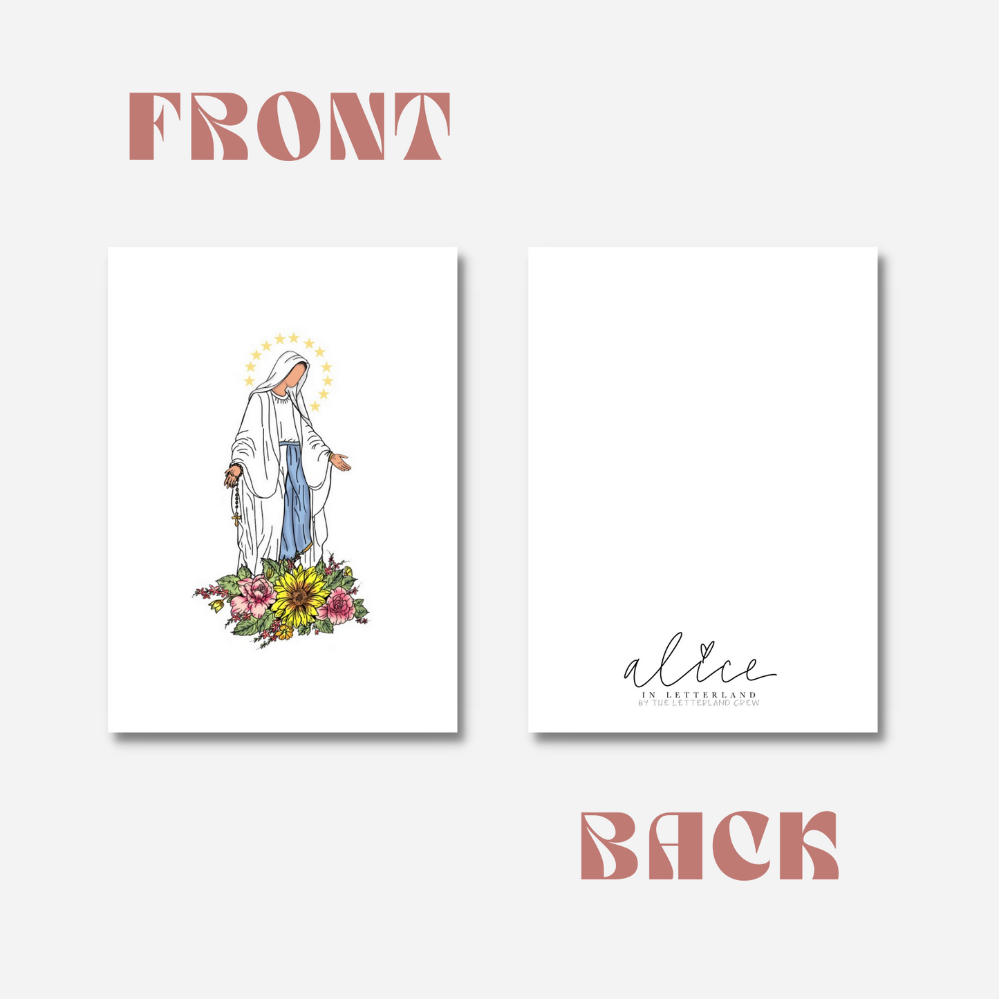 Our Lady of Lourdes - 5"x7" Print