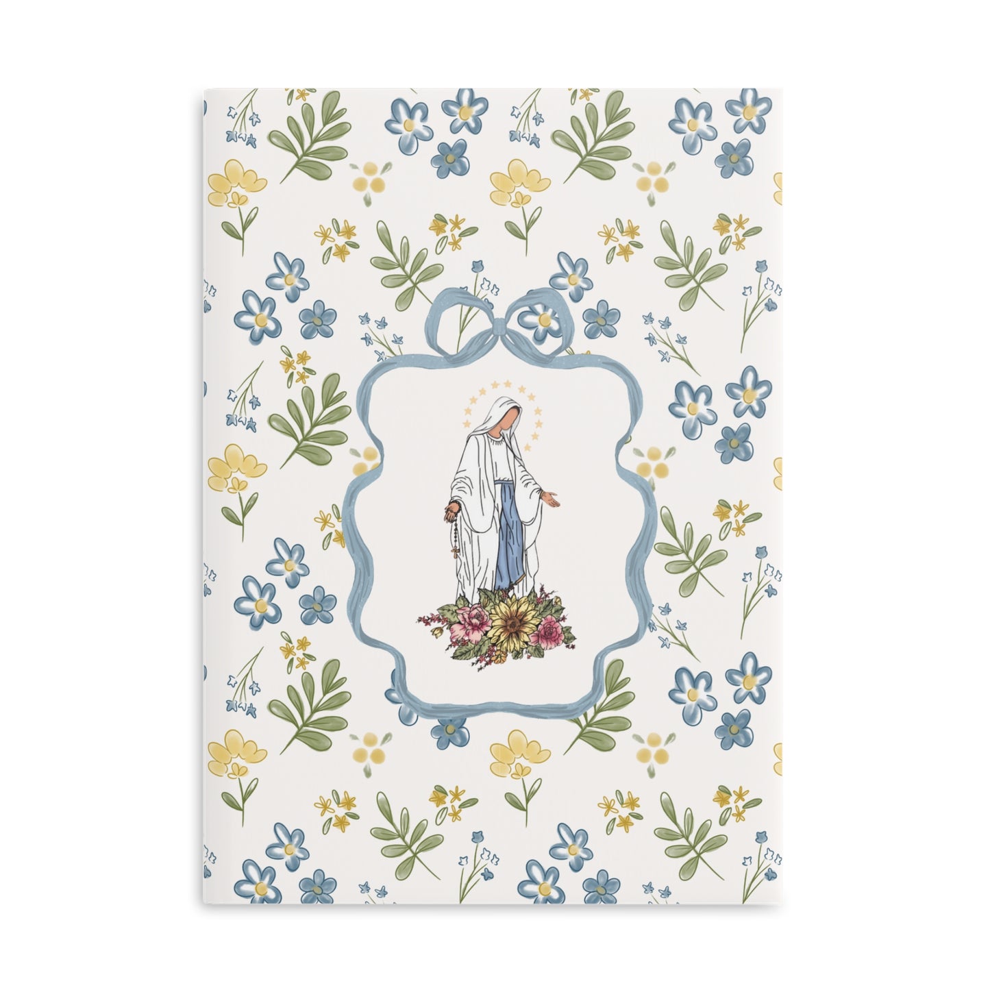 Our Lady of Lourdes Hardcover Notebook | Puffy Cover Journal