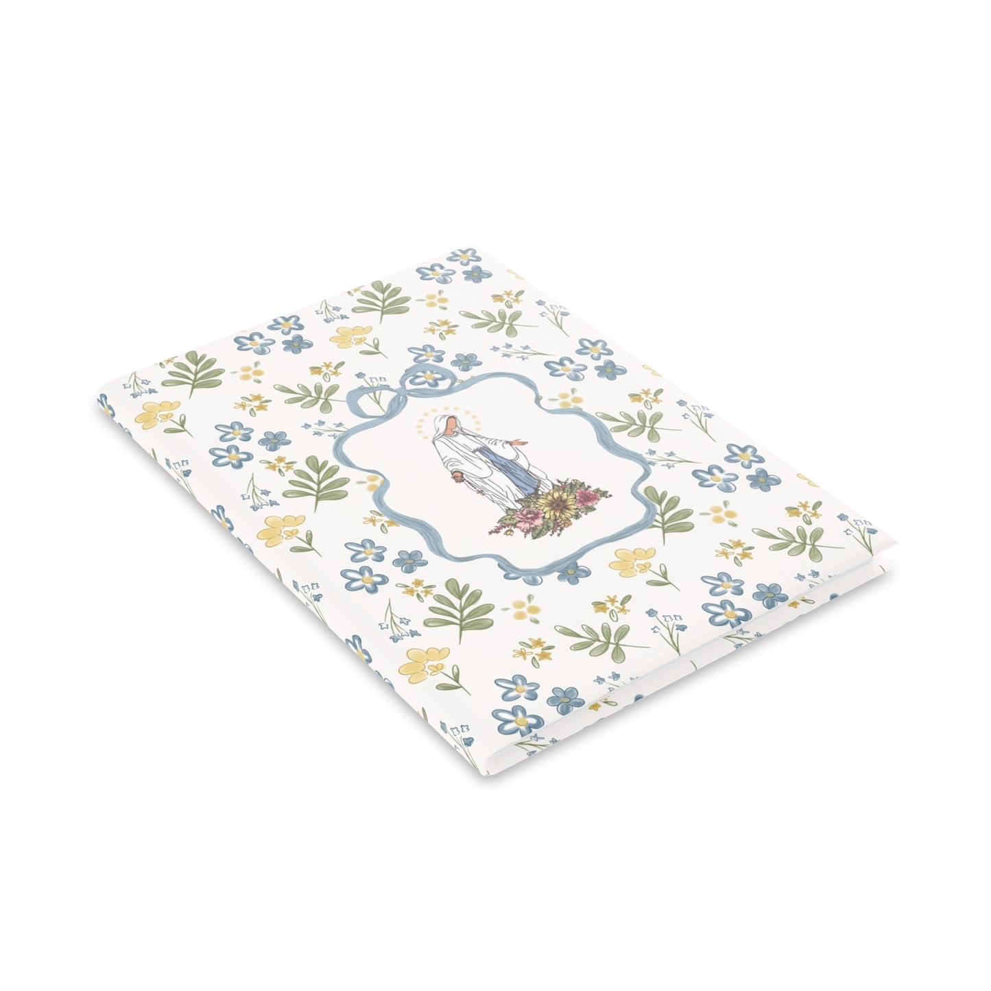 Our Lady of Lourdes Hardcover Notebook | Puffy Cover Journal