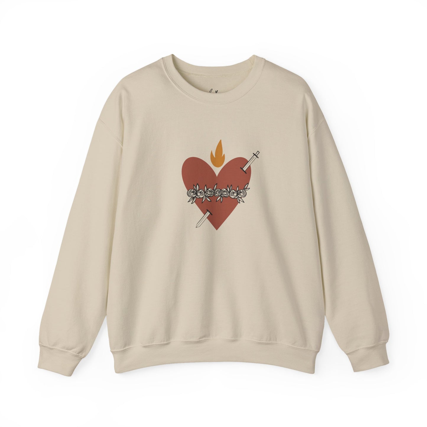 Heart of a Mother | St. Therese of Lisieux Quote Crewneck Sweatshirt