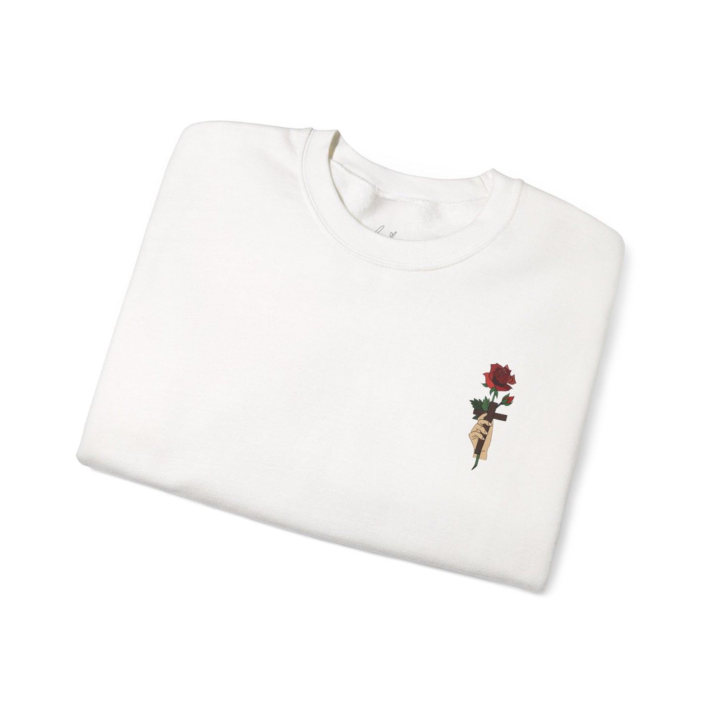 St. Therese of Lisieux Crewneck Sweatshirt | Mother's Heart Quote