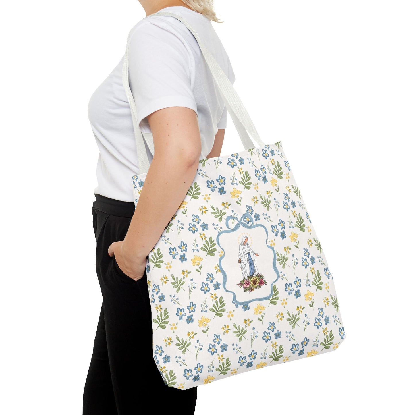 Our Lady of Lourdes Tote Bag