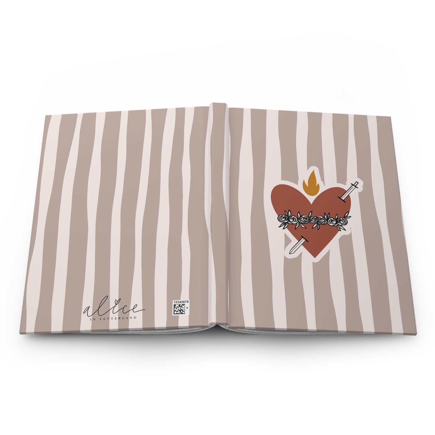 Immaculate Heart of Mary Hardcover Journal — Catholic Prayer & Devotional Notebook