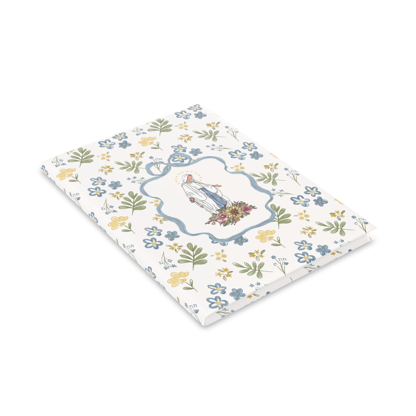 Our Lady of Lourdes Hardcover Notebook | Puffy Cover Journal