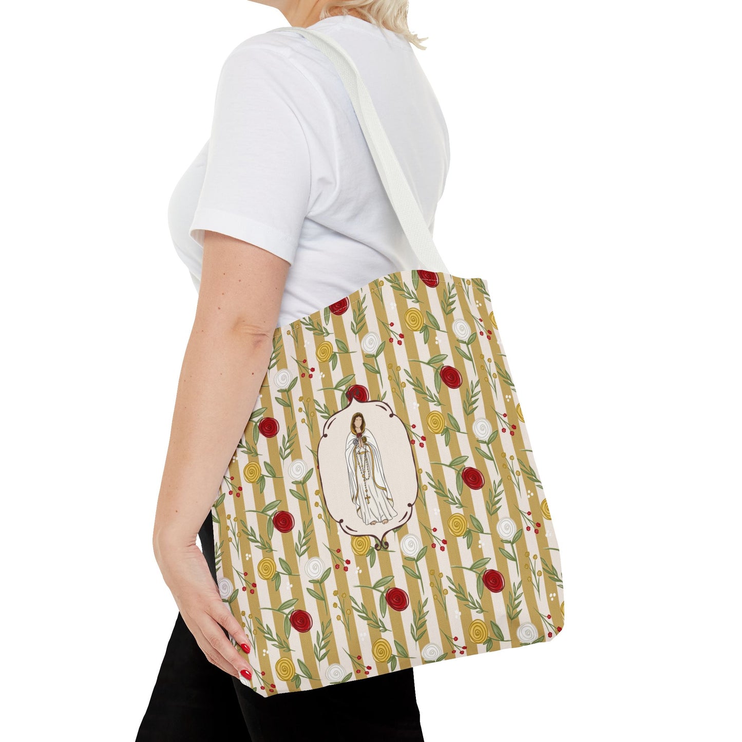 Our Lady of Rosa Mystica Tote Bag