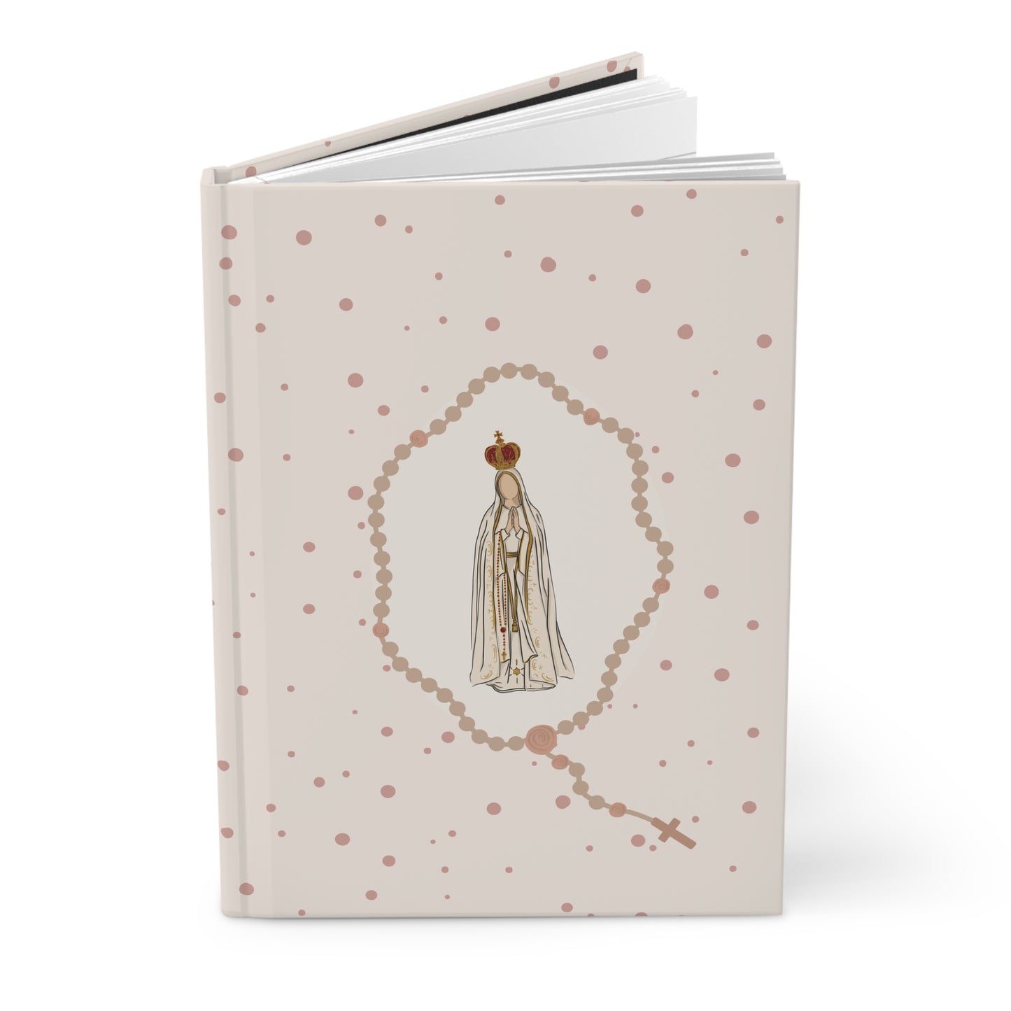 Our Lady of Fatima Hardcover Journal — Catholic Prayer & Devotional Notebook