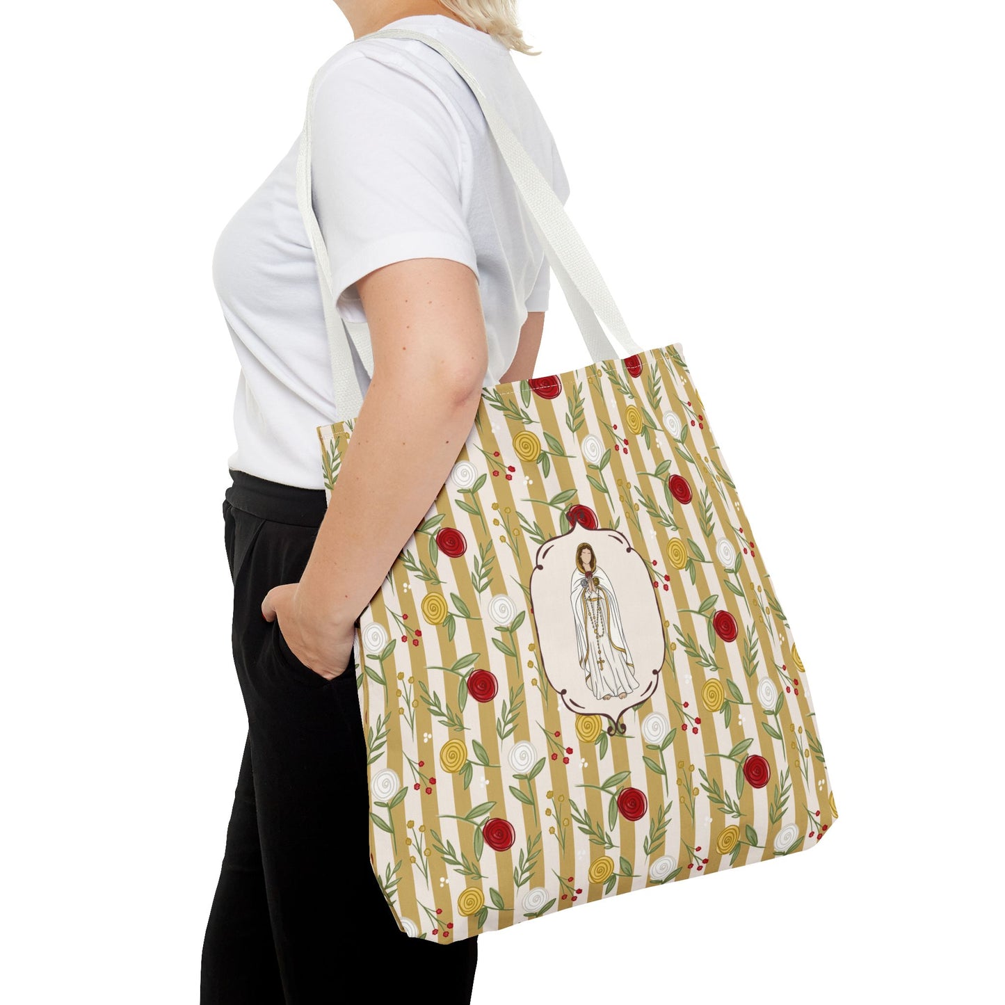 Our Lady of Rosa Mystica Tote Bag