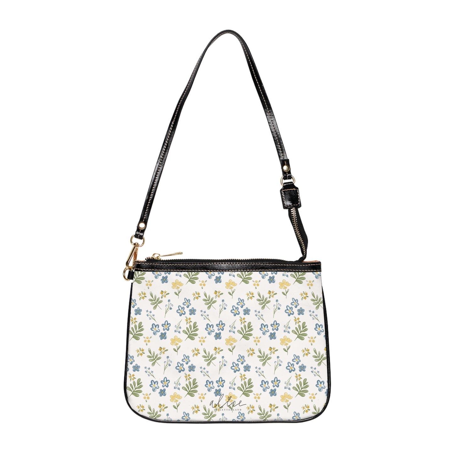 Our Lady of Lourdes Floral Small Shoulder Bag