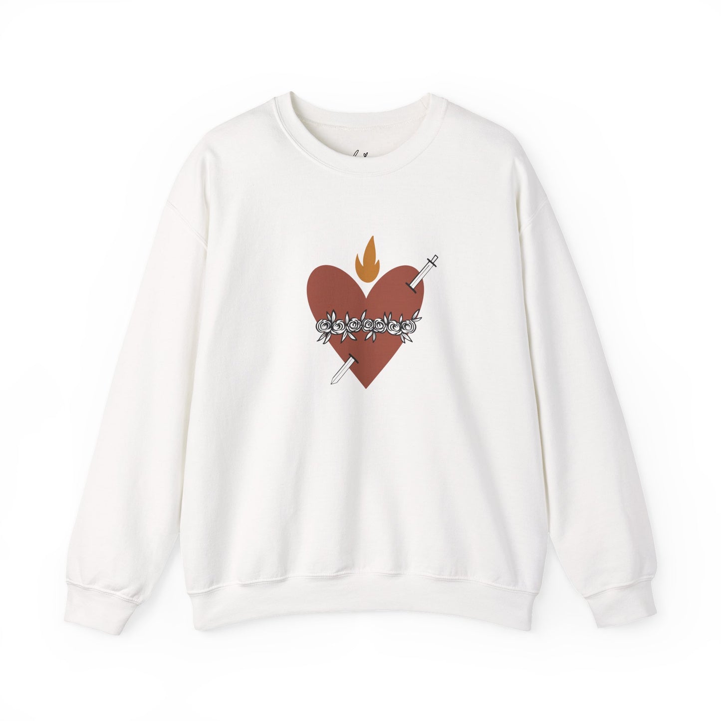 Heart of a Mother | St. Therese of Lisieux Quote Crewneck Sweatshirt