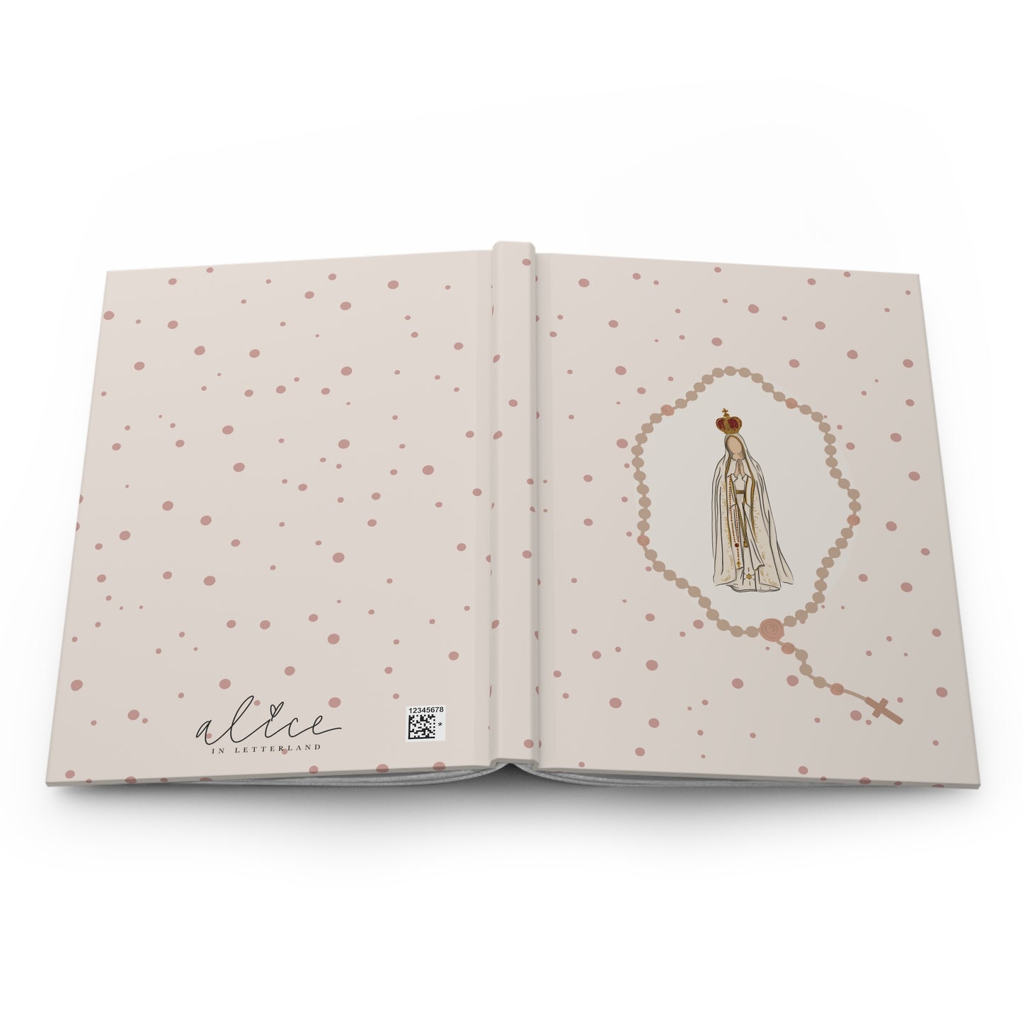 Our Lady of Fatima Hardcover Journal — Catholic Prayer & Devotional Notebook