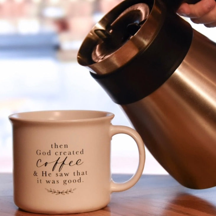 God Created Coffee - 15oz Mug
