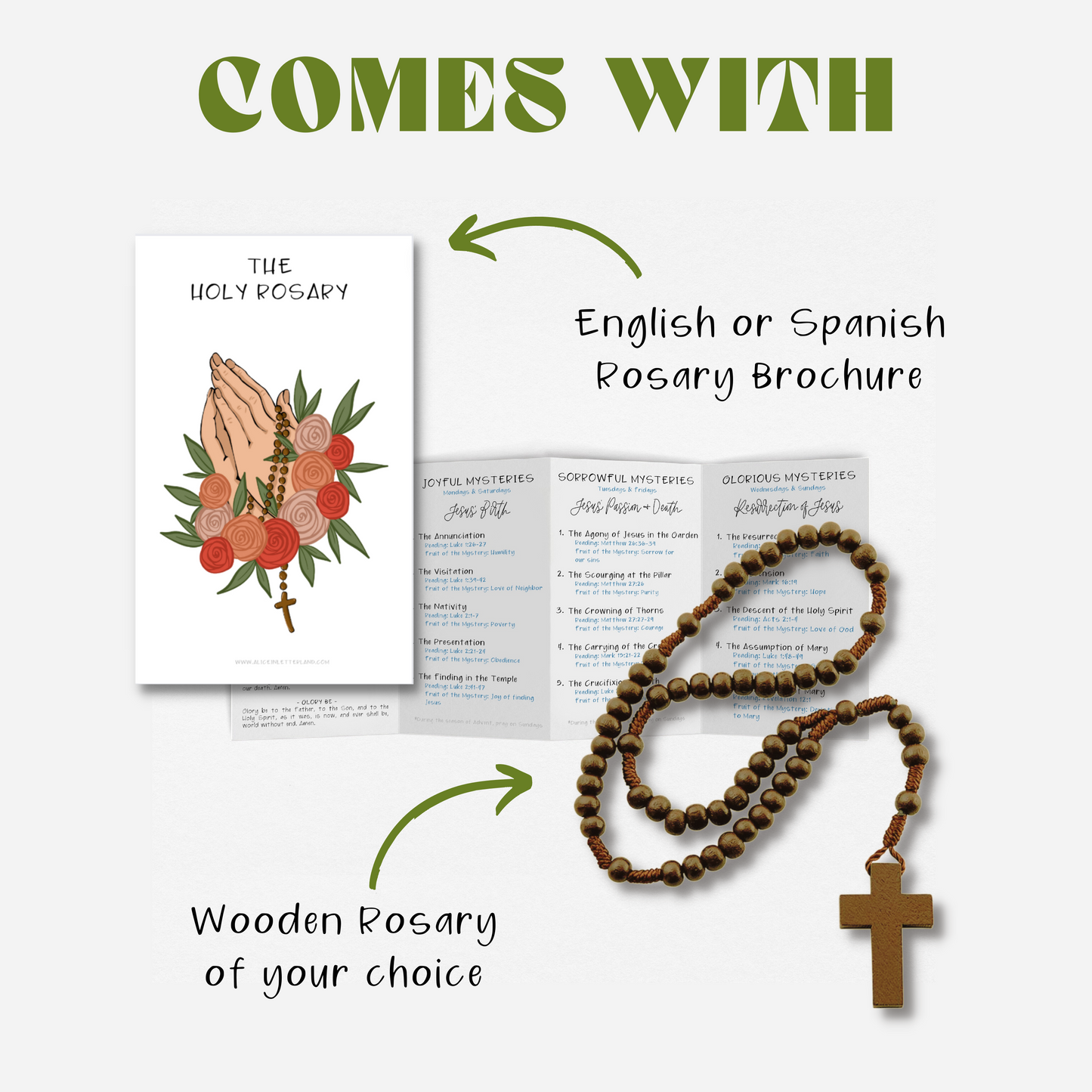 Mini Rosary Brochure