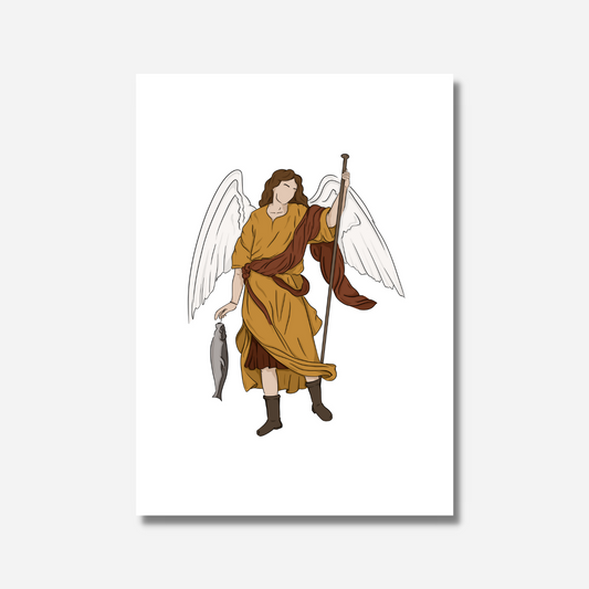 Saint Raphael the Archangel - 5"x7" Print