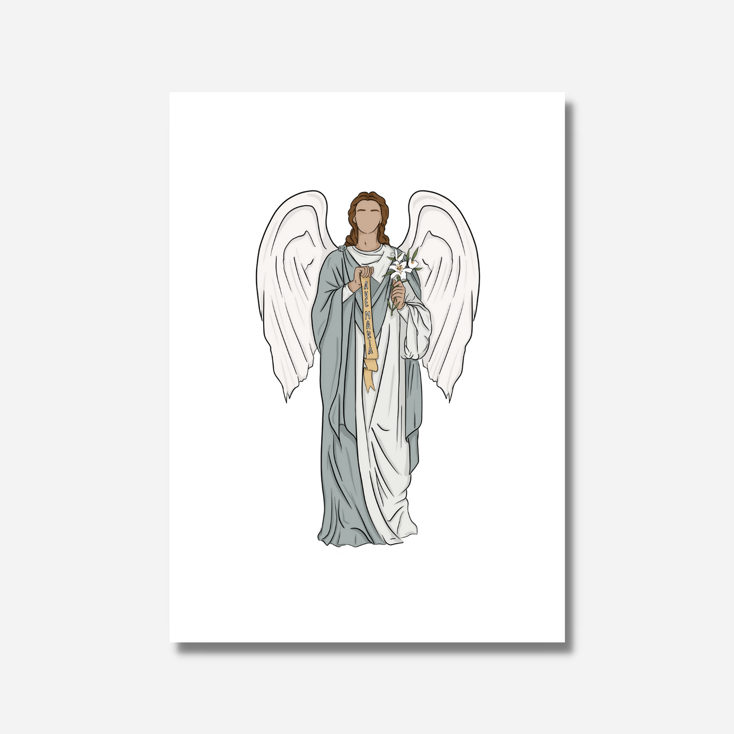 Saint Gabriel the Archangel - 5"x7" Print