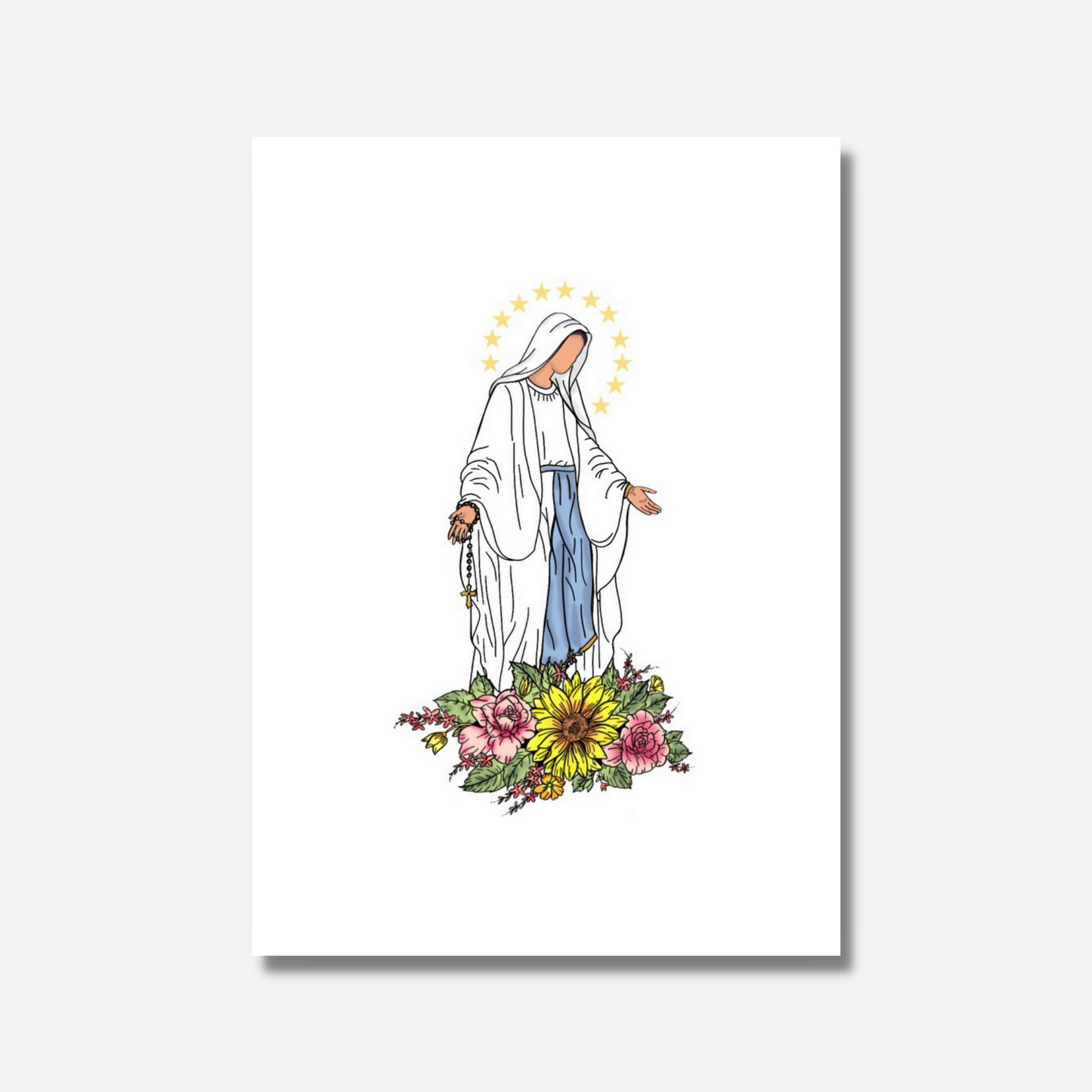 Our Lady of Lourdes - 5"x7" Print